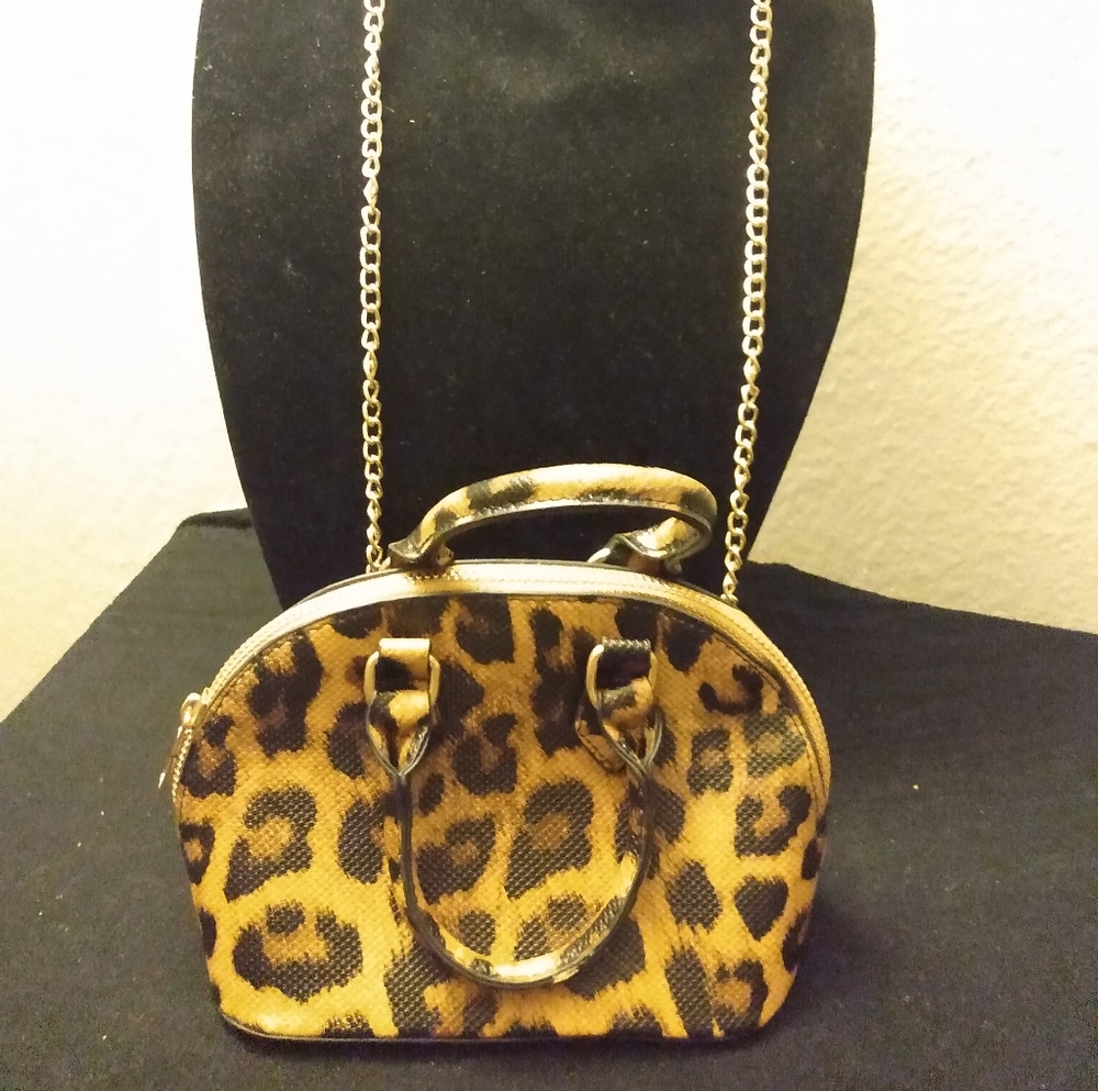 Animal print purse